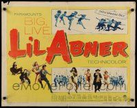 3w244 LI'L ABNER style A 1/2sh '59 sexy Julie Newmar, Peter Palmer, from Al Capp's comic!