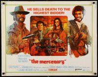 3w266 MERCENARY 1/2sh '69 Il Mercenario, cool art of gunslingers Jack Palance & Franco Nero!