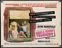 3w336 SINGLE ROOM FURNISHED 1/2sh '68 sexy Jayne Mansfield lived her life too full & too fast!