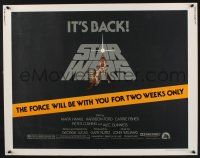 3w350 STAR WARS 1/2sh R81 George Lucas classic sci-fi epic, great art by Tom Jung!