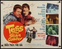 3w369 TESS OF THE STORM COUNTRY 1/2sh '60 Diane Baker in title role, a story of first love!