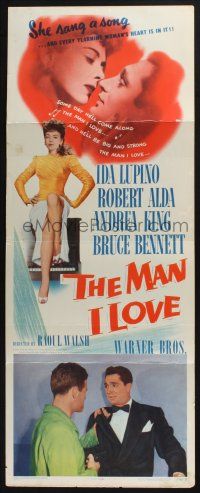 3w629 MAN I LOVE insert '47 sexiest bad girl Ida Lupino knows all about men!