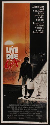 3w808 TO LIVE & DIE IN L.A. insert '85 William Friedkin directed drug & murder thriller!