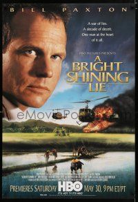 3x525 BRIGHT SHINING LIE tv poster '98 Bill Paxton, cool Vietnam war helicopter image!