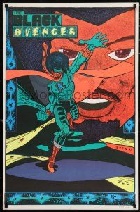 3x575 BLACK AVENGER 23x35 commercial poster '73 black African American superhero by Carl Taylor!