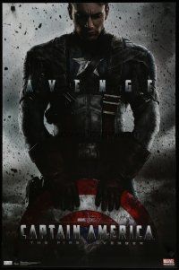 3x584 CAPTAIN AMERICA: THE FIRST AVENGER commercial poster '11 Chris Evans as Marvel Comics hero!