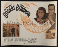 3x835 CASABLANCA REPRO 22x28 commercial poster '80s Bogart, Bergman, Michael Curtiz classic!