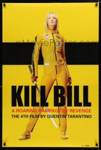 3x626 KILL BILL: VOL. 1 24x36 English commercial poster '03 Thurman, a roaring rampage of revenge!
