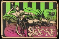 3x664 SMOKE 26x40 commercial poster '67 cool psychedelic Lawrence art of smoking woman!