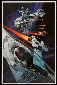 3x667 STAR SQUADRON 23x35 commercial poster '78 wild space sci-fi artwork by Gary Meyer!