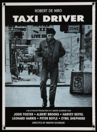 3x676 TAXI DRIVER 25x35 English commercial poster '76 Robert De Niro walking, Martin Scorsese!