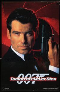 3x682 TOMORROW NEVER DIES 22x35 commercial poster '97 Pierce Brosnan as James Bond!