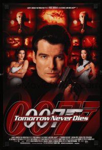 3x369 TOMORROW NEVER DIES mini poster '97 close image of Pierce Brosnan as James Bond 007!