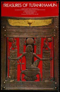 3x440 TREASURES OF TUTANKHAMUN 25x38 museum/art exhibition '76 statue, Egyptian Pharaoh exhibition