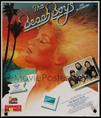 3x380 BEACH BOYS 18x21 music poster '83 cool art of sexy blonde woman!