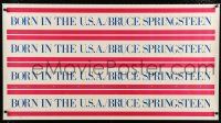 3x386 BRUCE SPRINGSTEEN 26x48 music poster '84 cool striped art promo for Born in the U.S.A.!
