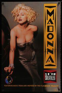 3x404 MADONNA 23x35 music poster '90 I'm Breathless from Dick Tracy, cool movie logo!