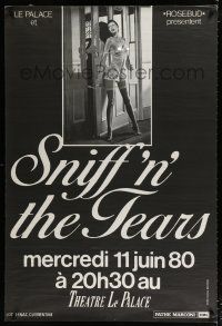 3x419 SNIFF 'N' THE TEARS 31x46 French music poster '80 art of near naked sexy woman in peril!