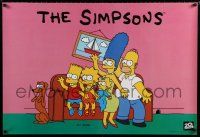 3x556 SIMPSONS tv poster '94 Matt Groening, cool image of cartoon family on couch!