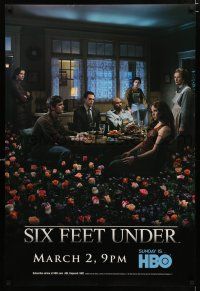 3x557 SIX FEET UNDER tv poster '03 Peter Krause, Michael C. Hall, Lauren Ambrose!