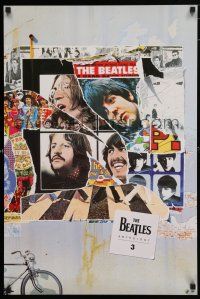 3x382 BEATLES 20x30 music poster '96 great collage of John, Paul, George & Ringo!