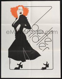 3x383 BETTE MIDLER 21x28 music poster '73 cool Richard Amsel art, Miss Divine!
