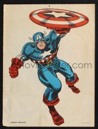 3x247 CAPTAIN AMERICA 12x16 special '70s great art of the Marvel superhero!