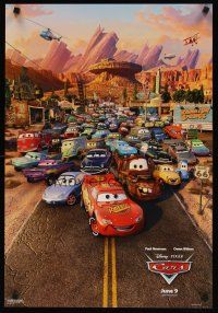 3x249 CARS special 19x27 '06 Walt Disney animated automobile racing, cool image of cast!