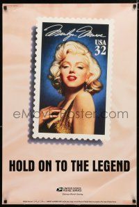 3x174 MARILYN MONROE 24x36 special '95 art of actress on commemorative USPS postage stamp!!
