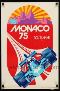 3x108 MONACO 16x24 Monacan special '75 art of F1 race car and cityscape by Michael Turner, rare!