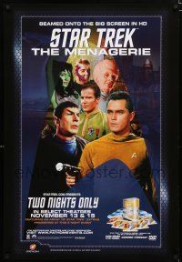 3x196 STAR TREK: THE MENAGERIE DS 27x40 special '07 William Shatner, Leonard Nimoy!
