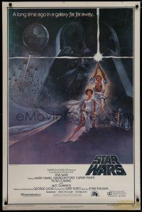 3x812 STAR WARS style A video poster 1982 George Lucas classic sci-fi epic, great art by Tom Jung!