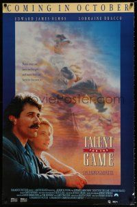3x816 TALENT FOR THE GAME 27x42 video poster '91 Edward James Olmos, Lorraine Bracco, baseball!
