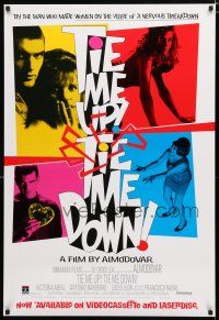 3x821 TIE ME UP! TIE ME DOWN! video poster '90 Pedro Almodovar's Atame!, Banderas, Victoria Abril