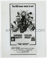3y039 $ 8x10 still '71 cool three-sheet artwork with alternate title The Heist!