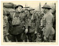 3y134 BLOCK-HEADS 8x10 still '38 close up of Stan Laurel & Oliver Hardy in uniform in a trench!