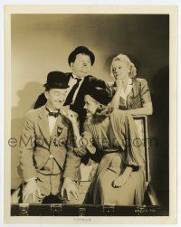 3y135 BLOCK-HEADS 8x10.25 still '38 Stan Laurel & Oliver Hardy w/ Patricia Ellis & Minna Gombell!
