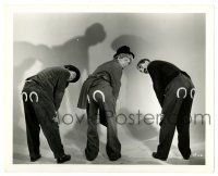 3y231 DAY AT THE RACES 8x10 still '37 Groucho, Chico & Harpo Marx with horseshoes on their butts!