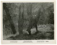 3y233 DAY THE WORLD ENDED 8x10.25 still '56 Roger Corman, the monster from Hell in rainstorm!