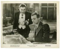 3y271 DRACULA 8x10 still R51 vampire Bela Lugosi stares excitedly at Dwight Frye's cut finger!