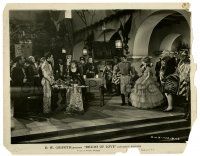 3y275 DRUMS OF LOVE 8x10.25 still '28 Mary Philbin watches guys about to fight, D.W. Griffith!