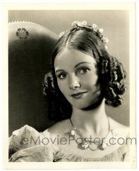 3y289 ELIZABETH ALLAN deluxe 8x10 still '30s great portrait with curls by Clarence Sinclair Bull!