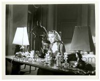 3y340 FOUNTAINHEAD 8.25x10 still '49 Gary Cooper shows up unannounced in Patricia Neal's bedroom!