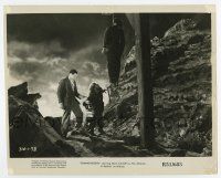 3y344 FRANKENSTEIN 8x10 still R51 Colin Clive & Dwight Frye steal body after hanging!