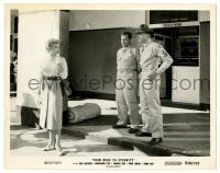 3y347 FROM HERE TO ETERNITY 8x10.25 still R58 Burt Lancaster gives Deborah Kerr the once-over!