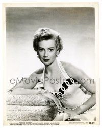 3y346 FROM HERE TO ETERNITY 8x10.25 still '53 c/u of Deborah Kerr as the captain's sexy wife!