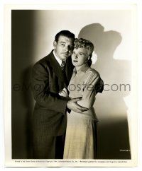 3y349 FROZEN GHOST 8.25x10 still '44 monster man Lon Chaney comforts Evelyn Ankers, Inner Sanctum!