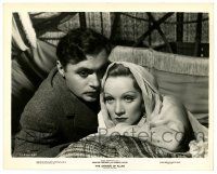 3y354 GARDEN OF ALLAH 8x10 still '36 great close up of Charles Boyer & Marlene Dietrich!