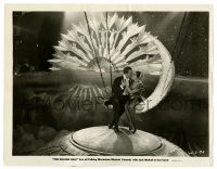 3y376 GOLDEN CALF 8x10 still '30 great image of Mulhall & Carol on crescent moon by showgirls!