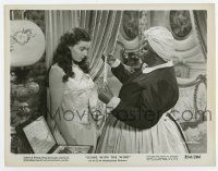 3y379 GONE WITH THE WIND 8x10.25 still R54 Hattie McDaniel measures Viven Leigh for a dress!